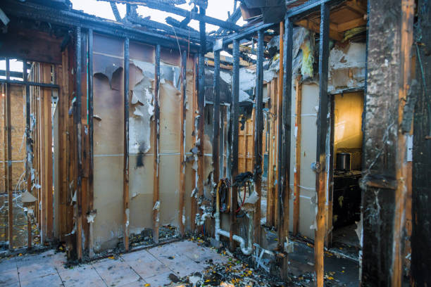 Professional Fire Damage Removal technician working in White City, OR